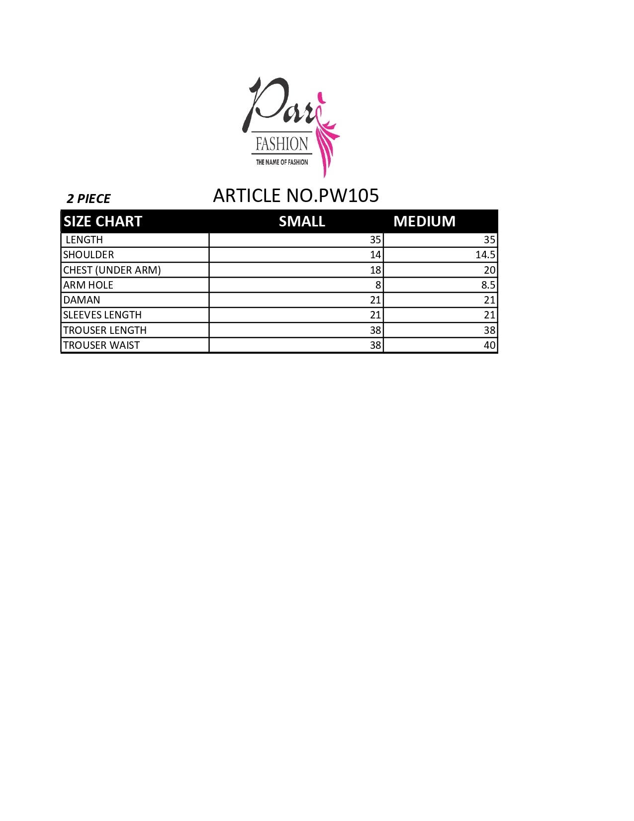 2PC Top Style Designing Dress