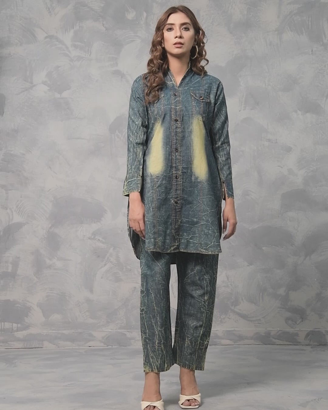 2PC Top Style Designing Dress