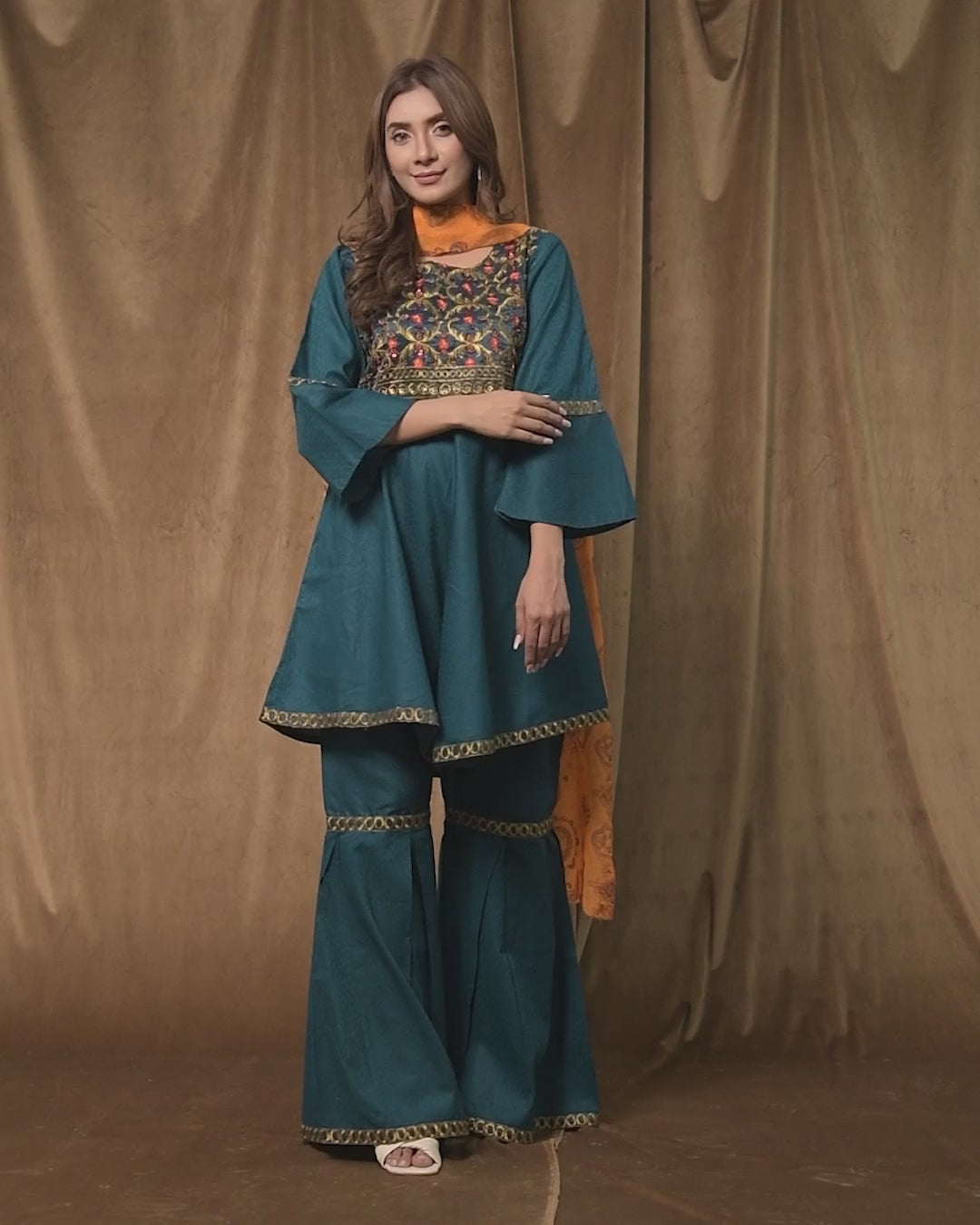 3PC Jacquard Khaddar Pret