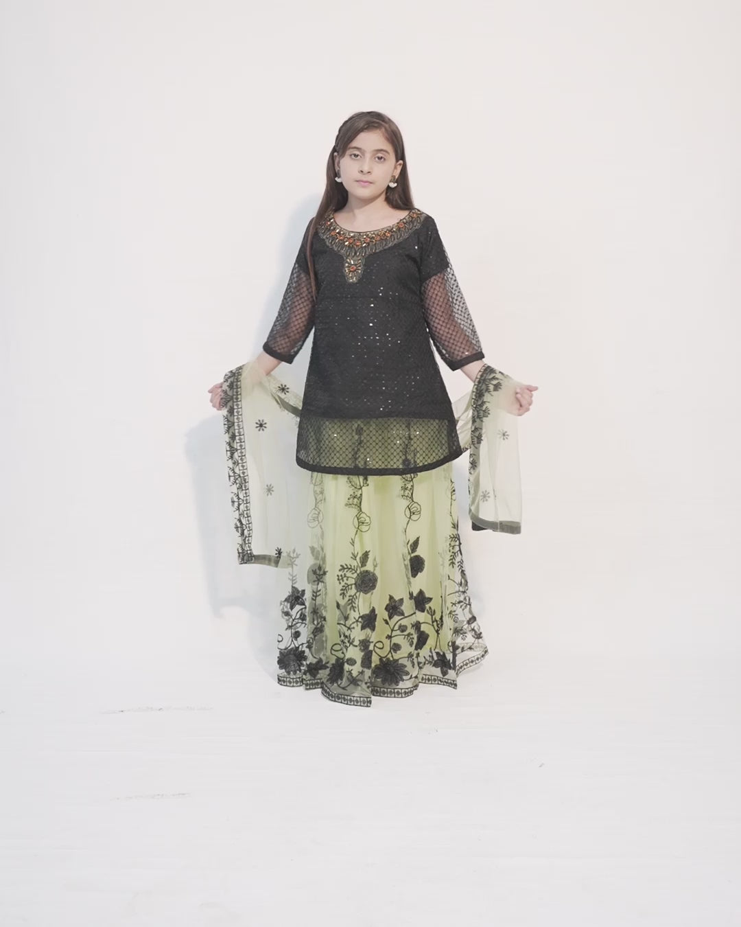 Kids Organza & Net Dress